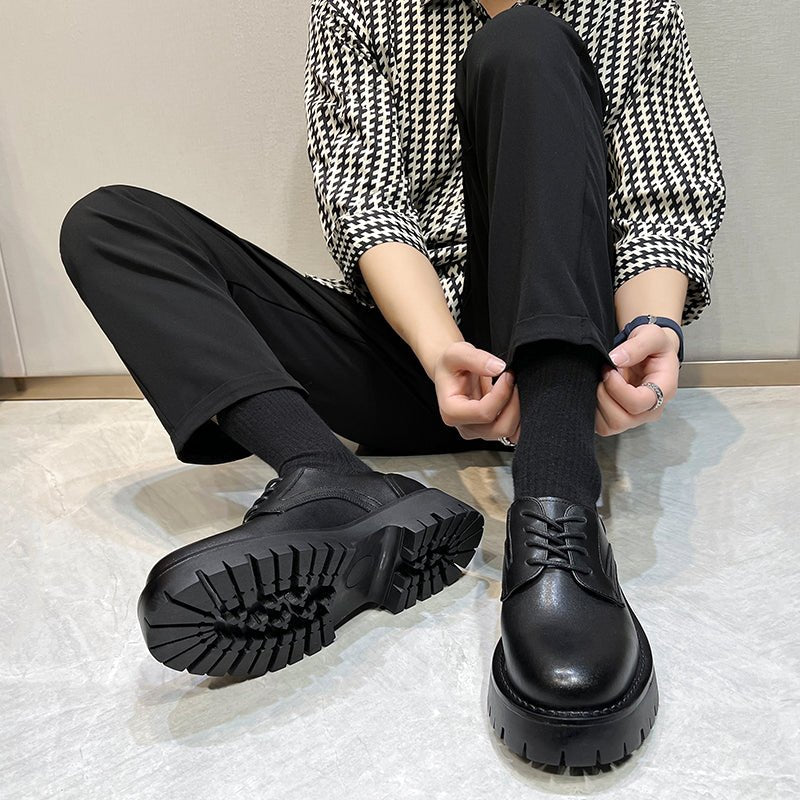 MODEFREAKの厚底レザーシューズ mf0654の画像