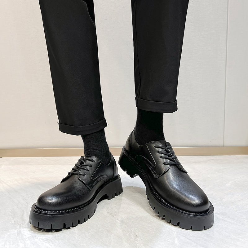 MODEFREAKの厚底レザーシューズ mf0654の画像