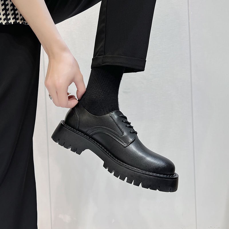 MODEFREAKの厚底レザーシューズ mf0654の画像
