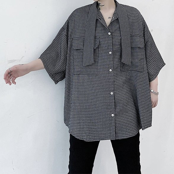 MODEFREAKのルーズタイデザインシャツの画像2