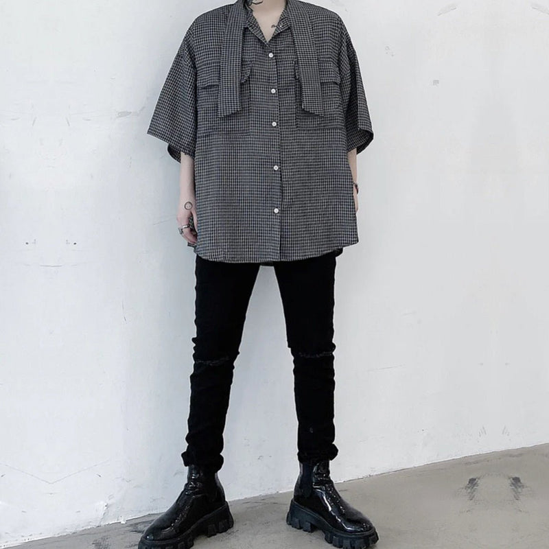 MODEFREAKのルーズタイデザインシャツの画像6