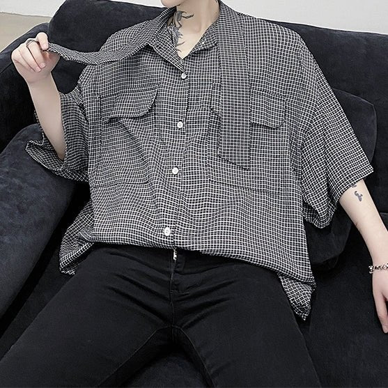 MODEFREAKのルーズタイデザインシャツの画像5