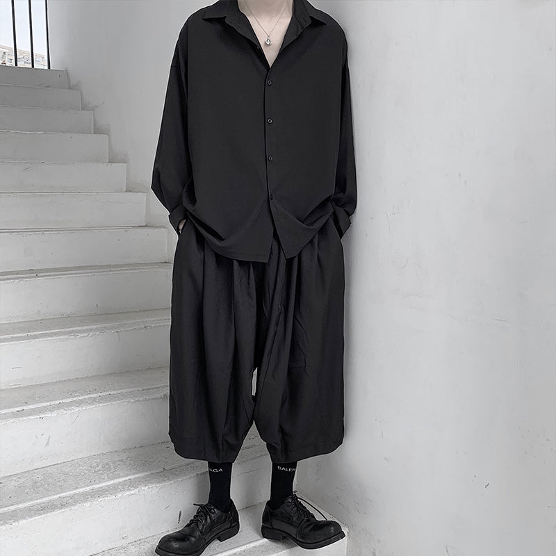 MODEFREAKのシンプルコリアンシャツ mf0706の画像