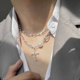 MODEFREAKのチェーンパールネックレス mf0719の画像