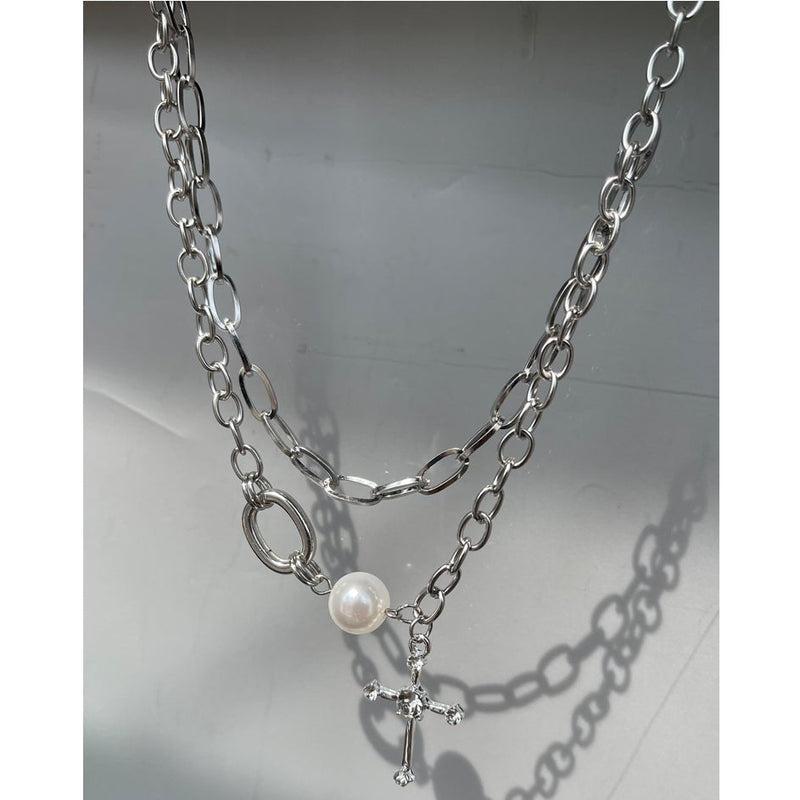 MODEFREAKのチェーンパールネックレス mf0719の画像
