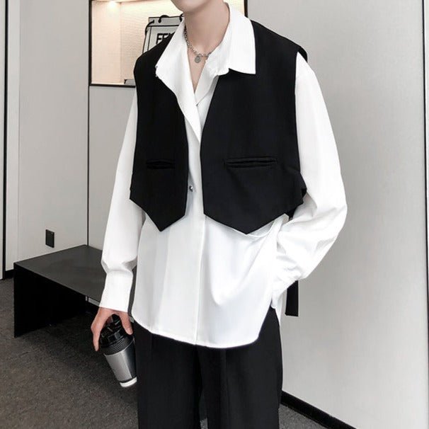 MODEFREAKのショートベストmf0900の画像7