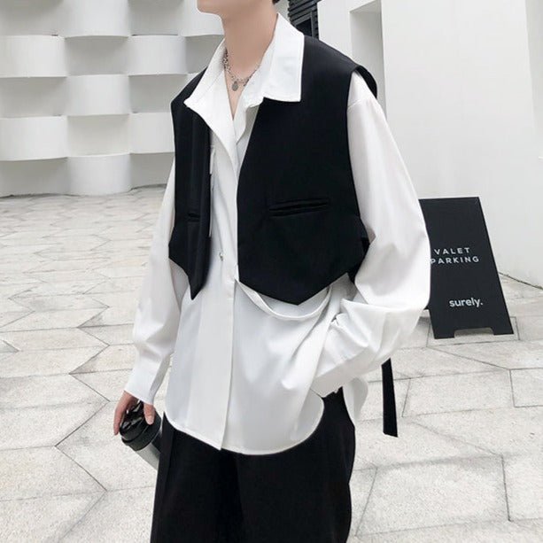 MODEFREAKのショートベストmf0900の画像3
