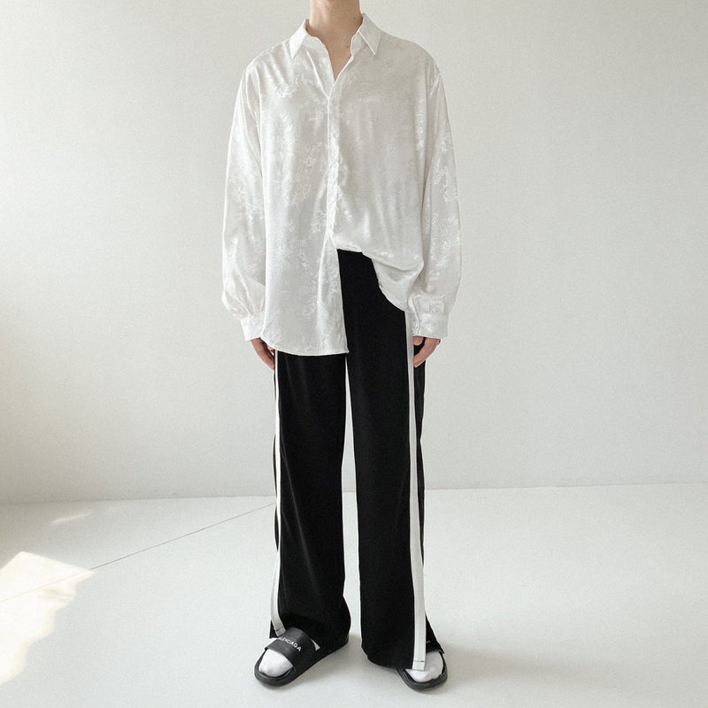 MODEFREAKのサテン総柄シャツの画像14