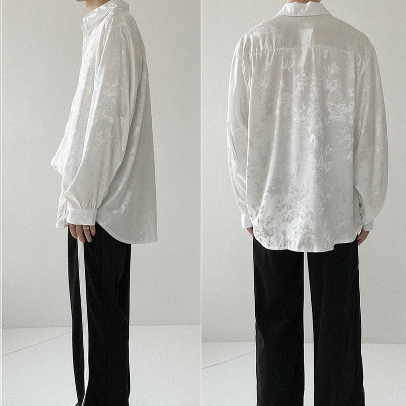 MODEFREAKのサテン総柄シャツの画像18
