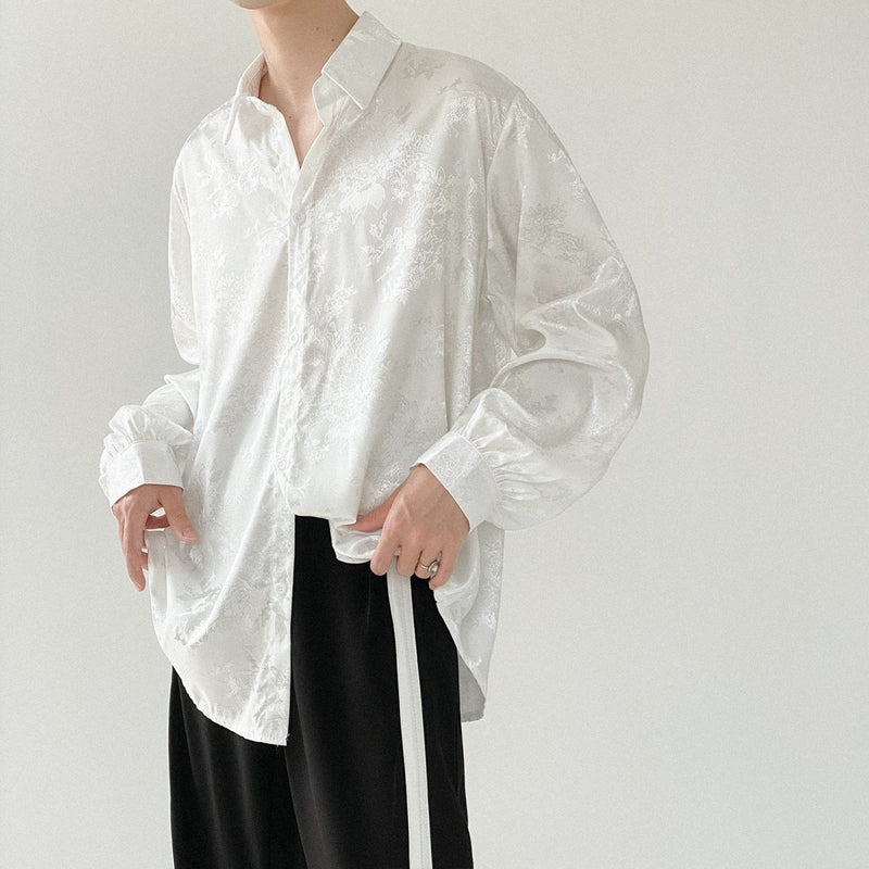 MODEFREAKのサテン総柄シャツの画像15