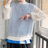 MODEFREAKのメッシュニットクルーネック mf0957の画像