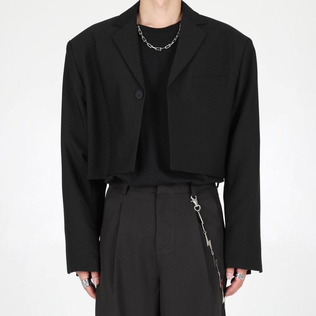 MODEFREAKのショートモノトーンジャケット mf0960の画像