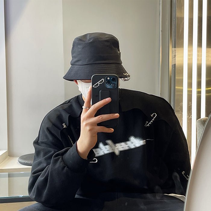 MODEFREAKのリングデザインバケットハット mf1032の画像1