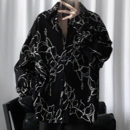 MODEFREAKのモードデザインルーズシャツ mf1036の画像2