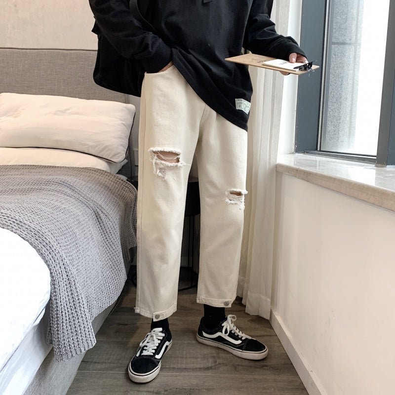 MODEFREAKのダメージデニムパンツ mf1077の画像