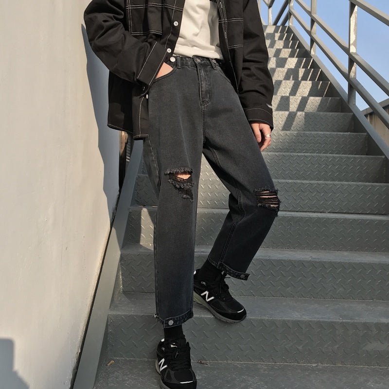 MODEFREAKのダメージデニムパンツ mf1077の画像