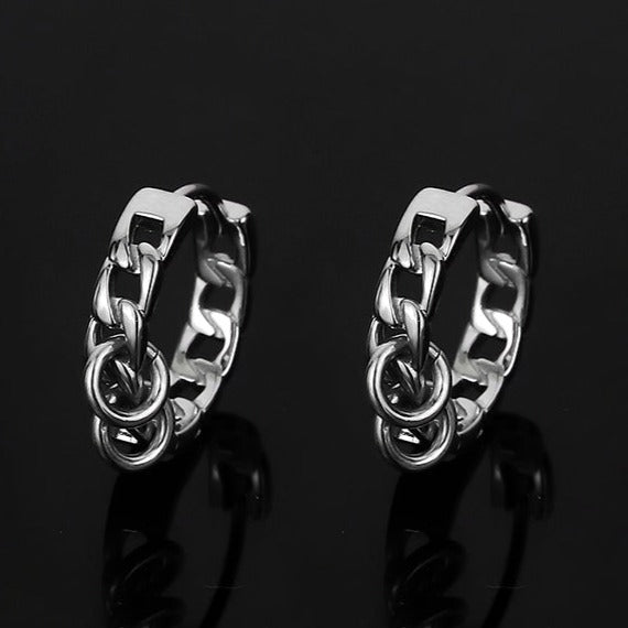 MODEFREAKのチェーンフープピアス mf1133の画像