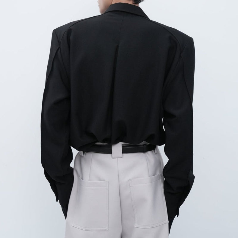 MODEFREAKのネクタイモードシャツ mf1158の画像