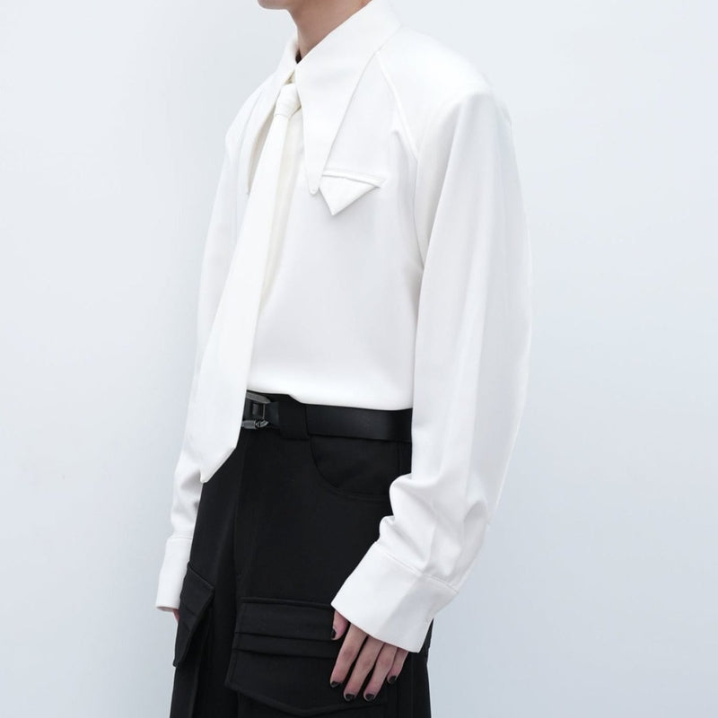 MODEFREAKのネクタイモードシャツ mf1158の画像