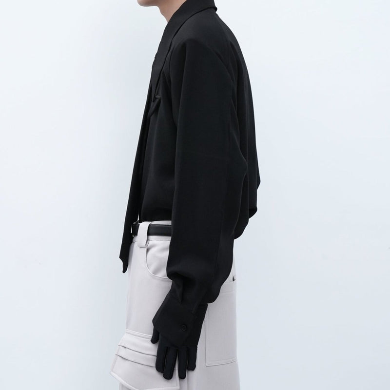 MODEFREAKのネクタイモードシャツ mf1158の画像