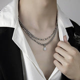 MODEFREAKのチェーンビジューネックレス mf1220の画像