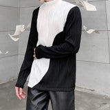 MODEFREAKのバイカラーウェーブカットソー mf1223の画像