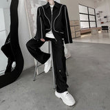 MODEFREAKのラインブルゾンジャケット mf1245の画像