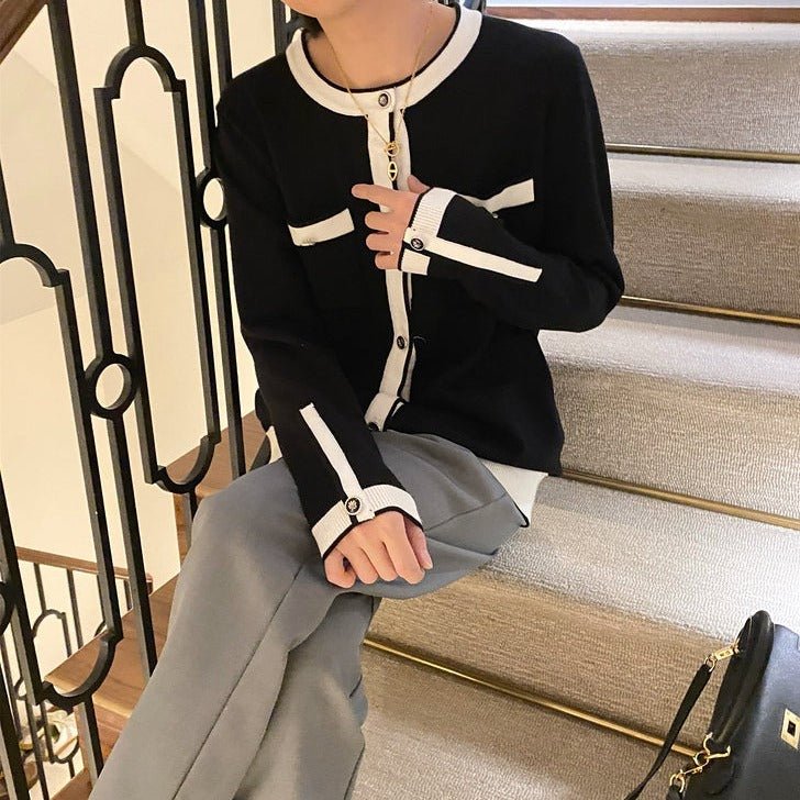 MODEFREAKのモノトーンモードカーディガン mf1276の画像