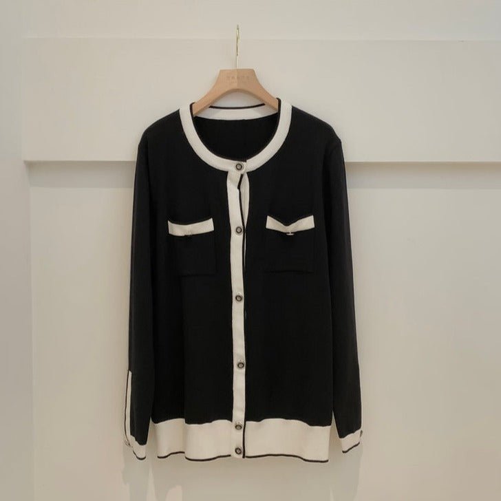 MODEFREAKのモノトーンモードカーディガン mf1276の画像