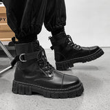 MODEFREAKのレザーレーズアップシューズ mf1281の画像1
