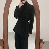 MODEFREAKのウエストデザインコリアンジャケット mf1295の画像