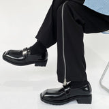 MODEFREAKのバックルエナメルレザーシューズ mf1299の画像