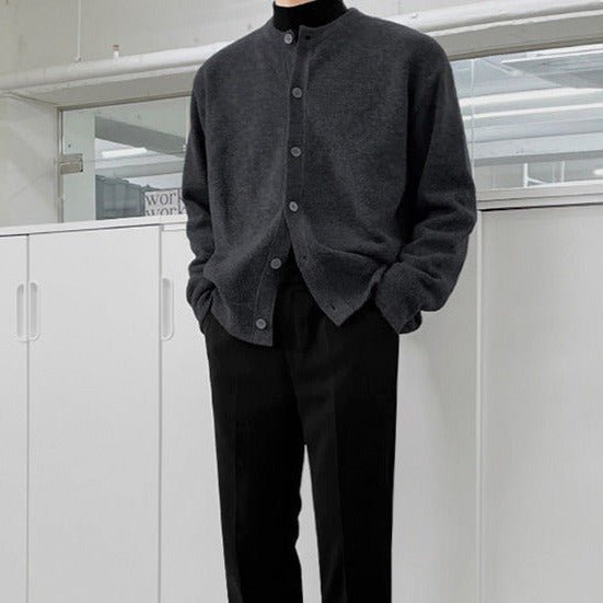 MODEFREAKのローネックコリアンカーディガン mf1301の画像