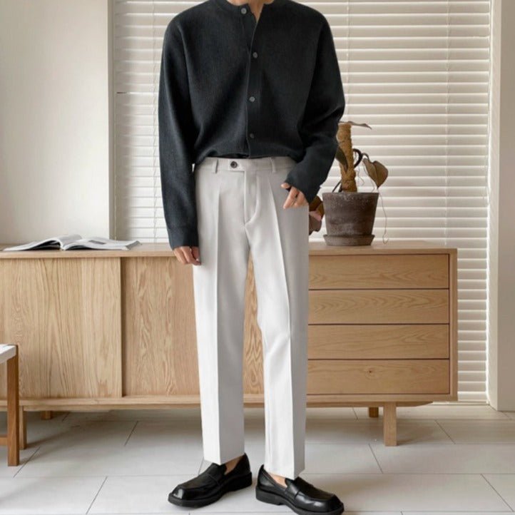 MODEFREAKのローネックコリアンカーディガン mf1301の画像