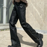 MODEFREAKのジップレザースラックス mf1375の画像