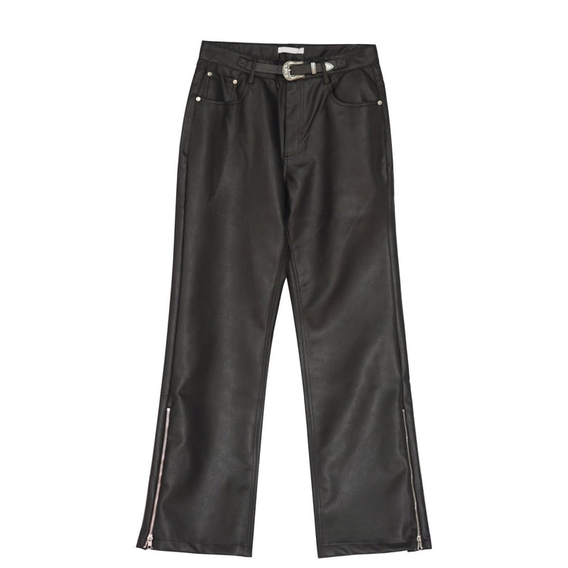 MODEFREAKのジップレザースラックス mf1375の画像