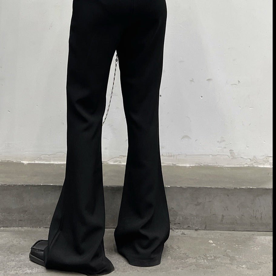 MODEFREAKのフレアモノトーンスラックス mf1410の画像