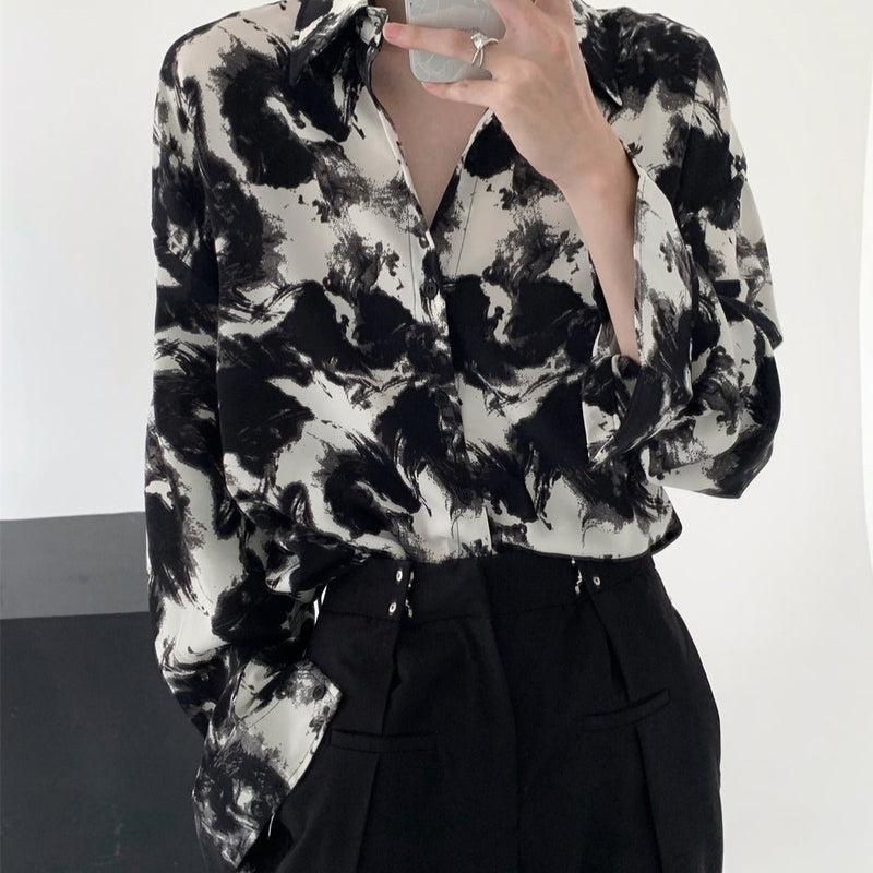 MODEFREAKのモード総柄シャツ mf1431の画像1