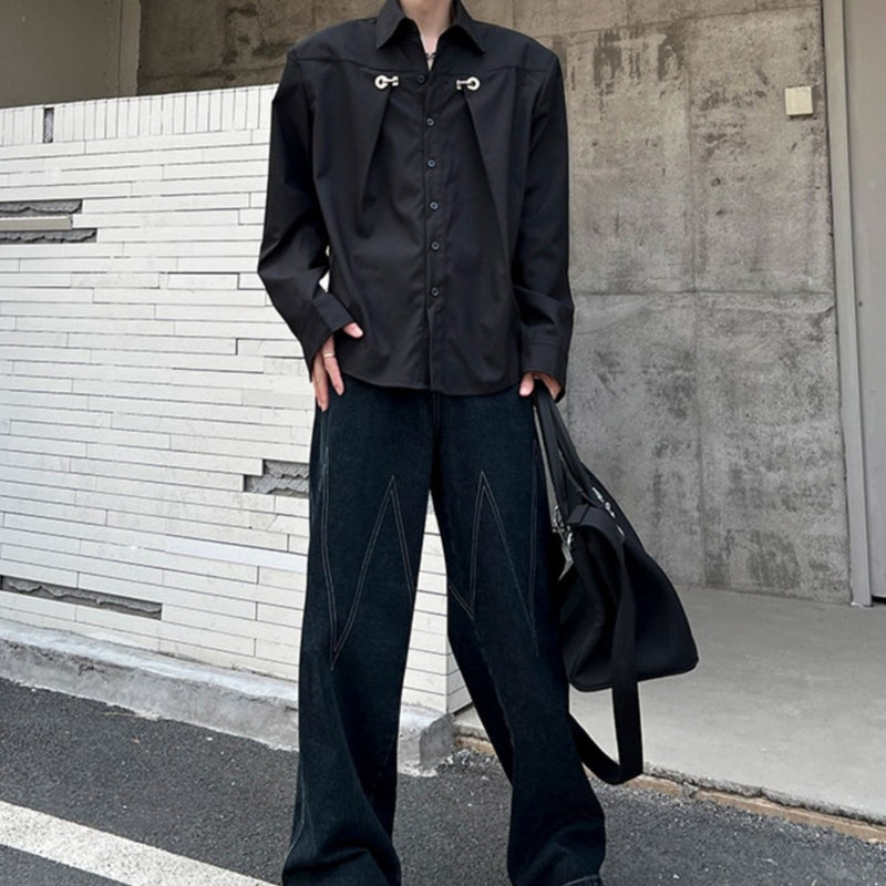 MODEFREAKのモノトーンモードシャツ mf1452の画像