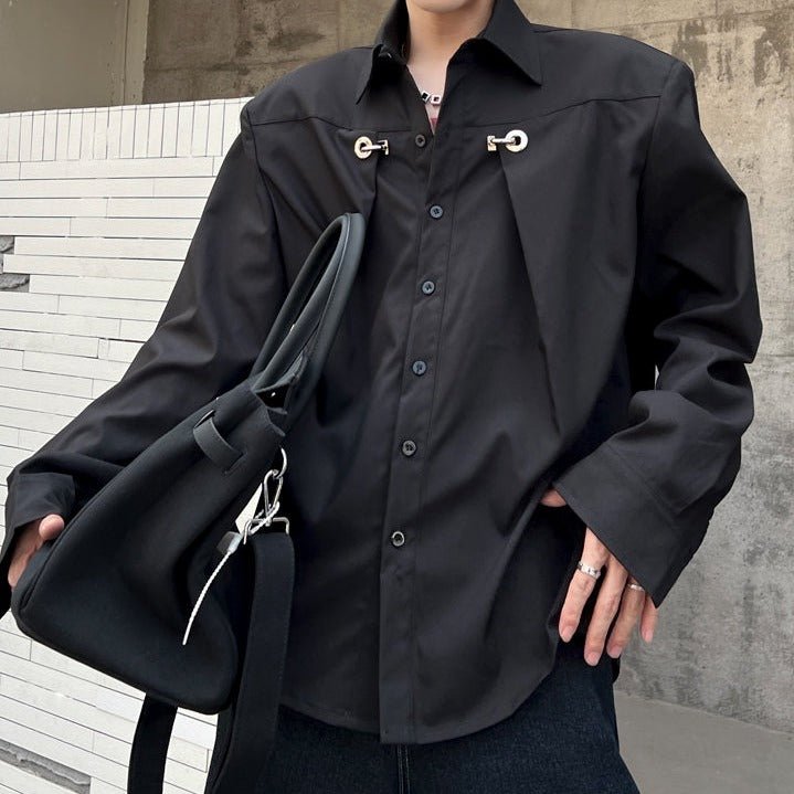 MODEFREAKのモノトーンモードシャツ mf1452の画像