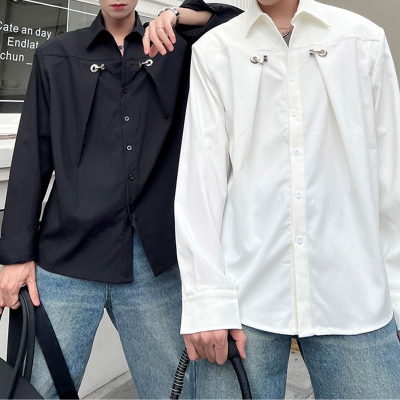 MODEFREAKのモノトーンモードシャツ mf1452の画像