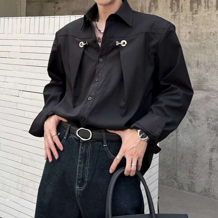 MODEFREAKのモノトーンモードシャツ mf1452の画像