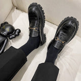 MODEFREAKのクロコデザインローファーシューズ mf1457の画像