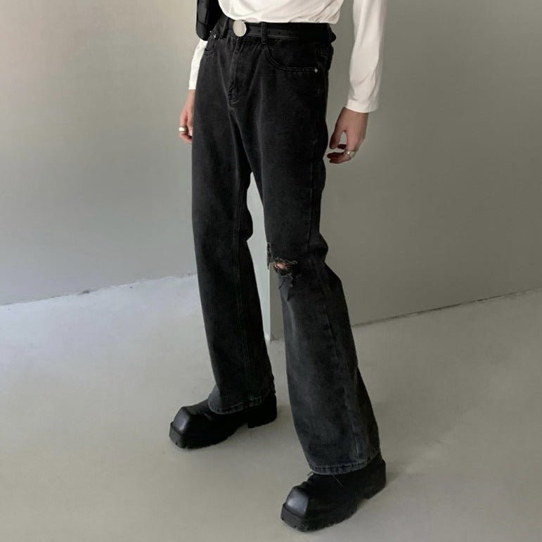 MODEFREAKのダメージモードデニムパンツ mf1481の画像