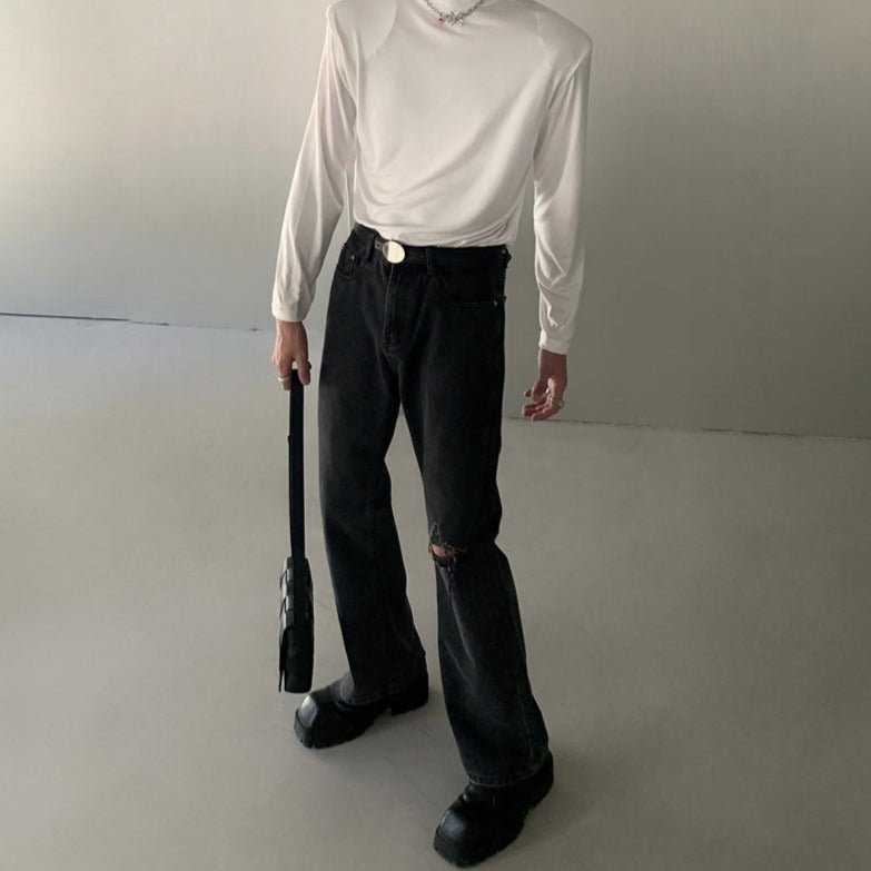 MODEFREAKのダメージモードデニムパンツ mf1481の画像