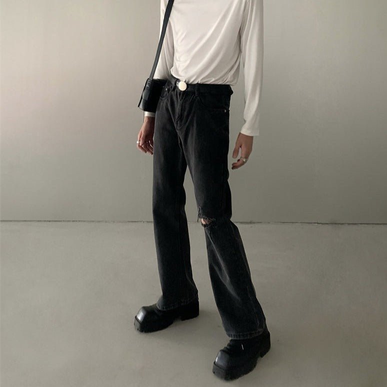 MODEFREAKのダメージモードデニムパンツ mf1481の画像
