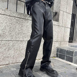 MODEFREAKのルーズレザースラックス mf1485の画像