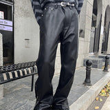MODEFREAKのルーズレザースラックス mf1485の画像