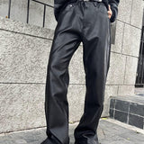 MODEFREAKのルーズレザースラックス mf1485の画像