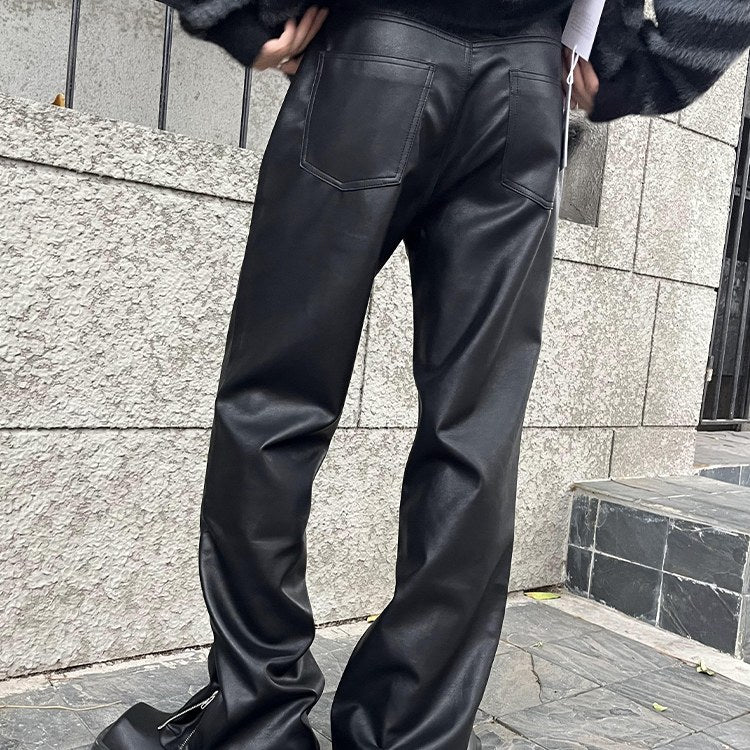 MODEFREAKのルーズレザースラックス mf1485の画像